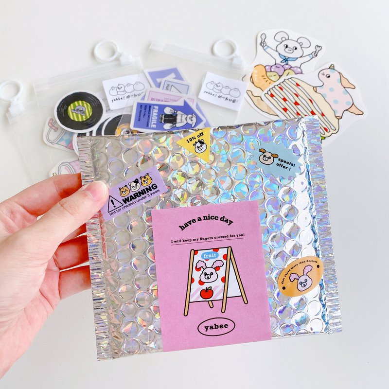 Shiny Rabbit Snack Shop Lucky Bag/Sticker Gift Box/Stationery Gift Box - Stickers - Paper Multicolor