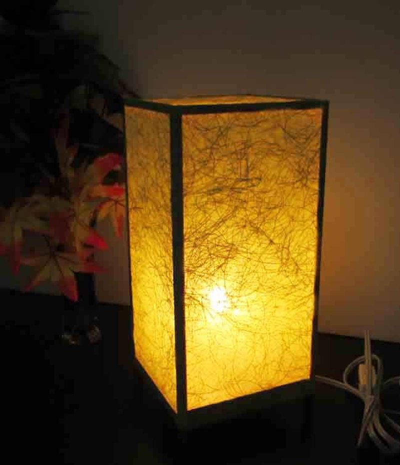 The warmth of a coarse Japanese paper is the real thrill of a dream lighting decoration stand! - โคมไฟ - กระดาษ สีส้ม