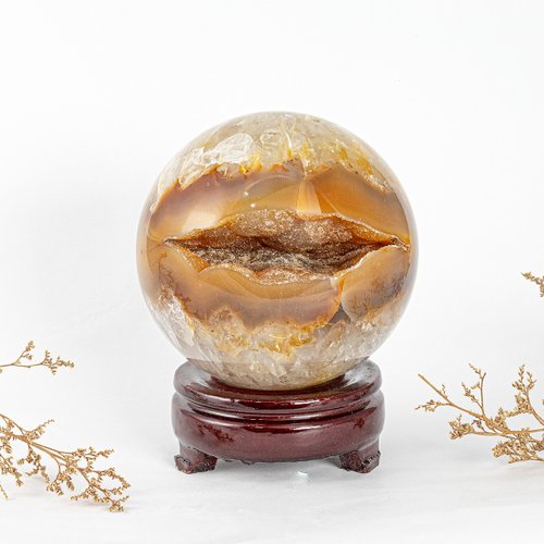 石之王 King Stones - 水晶天然石飾品、原礦 瑪瑙許願晶球 1121232
