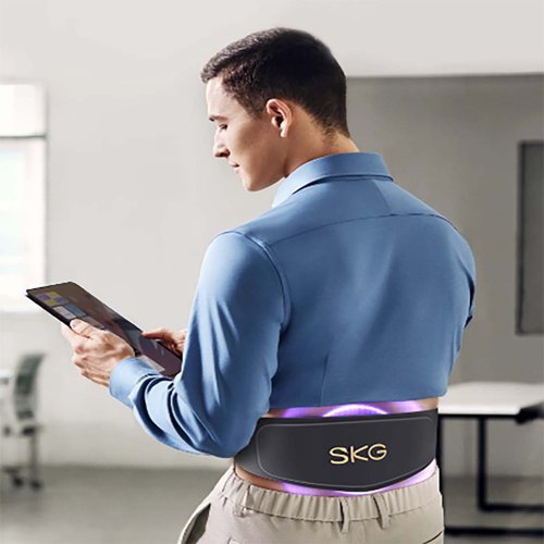 Pain Relief Hot Compress Vibration Waist Massage Belt Infrared