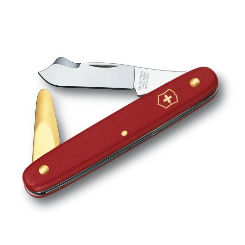 城市視角 VICTORINOX 瑞士維氏 2用園藝刀(芽接刀/黃銅樹皮剝皮器) 3.9140