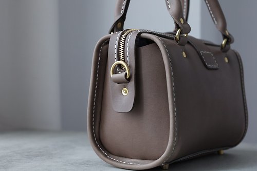 Nina Boston Mini Boston Bag Elephant Gray - Shop TANGENT LINEAR Messenger  Bags & Sling Bags - Pinkoi