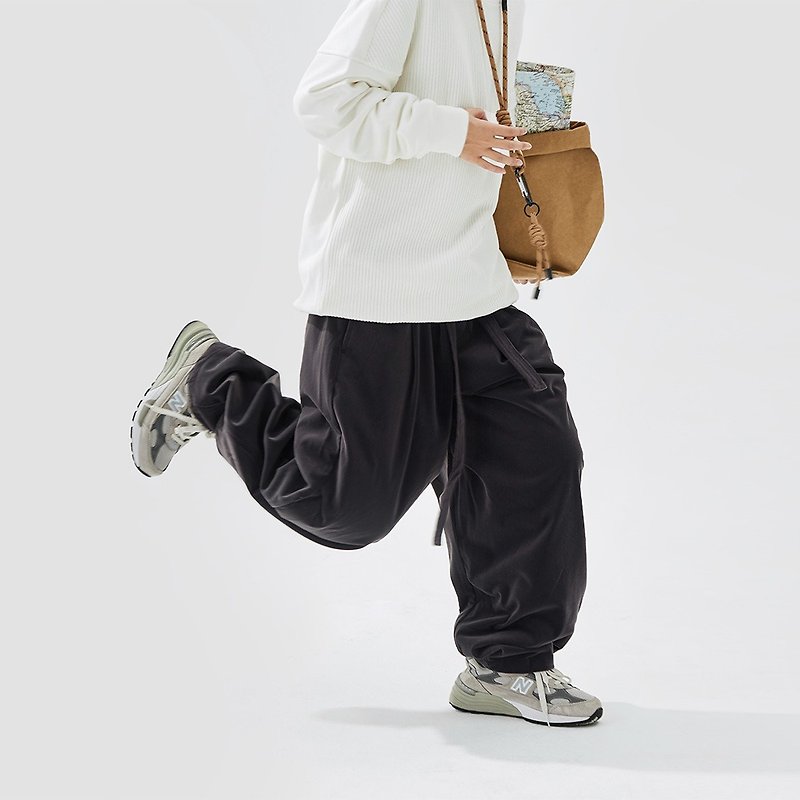 TopBasics 3D Knee Corduroy Casual Pants - Men's Pants - Polyester Khaki