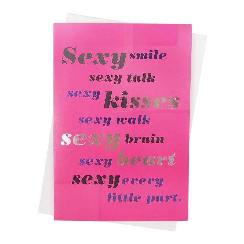 I like your sexy style [Hallmark-card sweet words] - การ์ด/โปสการ์ด - กระดาษ หลากหลายสี