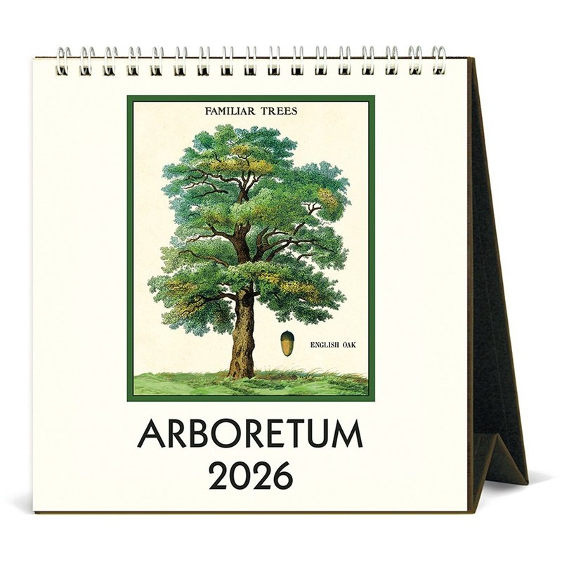 Cavallini & Co.  2026 桌曆\月曆 ARBORETUM - 日曆/月曆/年曆 - 紙 多色