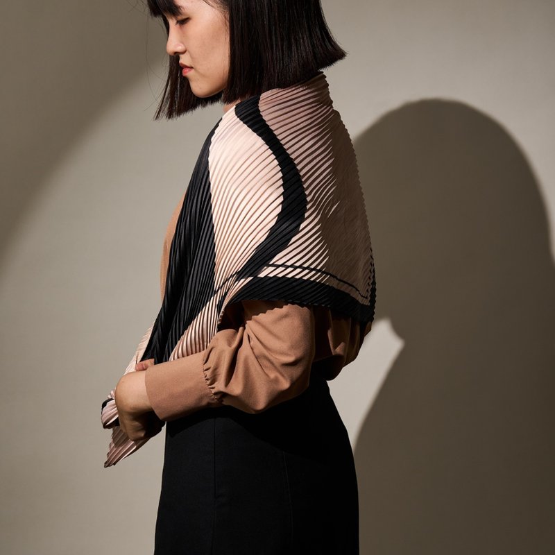 歌劇院壓摺絲巾 - 絲巾 - 聚酯纖維 