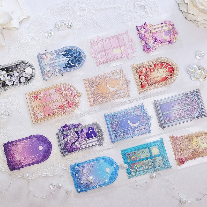 Aurora No.1 pet masking tape - 紙膠帶/和紙/PET - 其他材質 