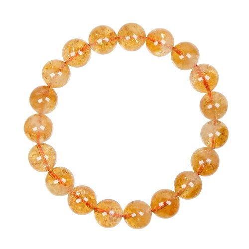 正佳珠寶 Gemsrich Jewelry 【正佳珠寶】黃水晶 高品淨體阿賽 9.8-10.3mm 黃水晶手珠