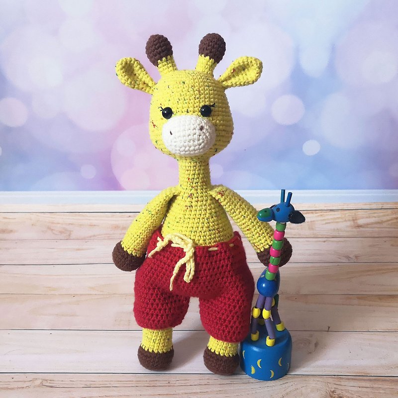 Giraffe crochet pattern , DIY amigurumi giraffe pattern, PDF digital download - คอร์สงานฝีมือ/หนังสือคู่มือ - วัสดุอื่นๆ 