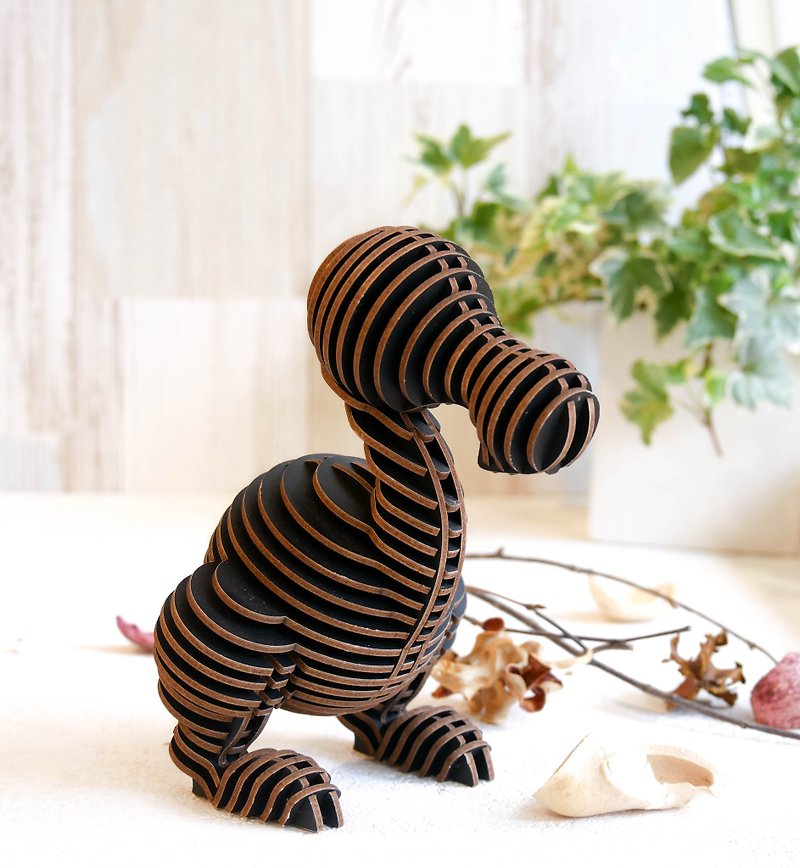 Du Du Brid/3D Craft Gift/ - Stuffed Dolls & Figurines - Paper Black