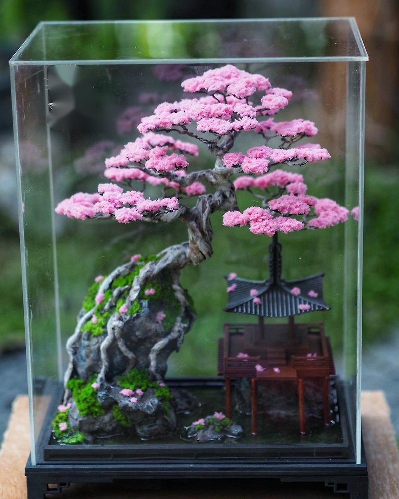 Artificial bonsai model  model scenery Home garden decoration  Gift for adult - 植物/盆栽/盆景 - 其他材質 