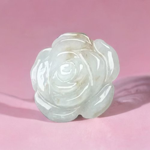 瓔珞珠寶盒 E.L.Jewelry Box 冰種飄花翡翠牡丹花 | 天然緬甸玉翡翠A貨 | 送禮