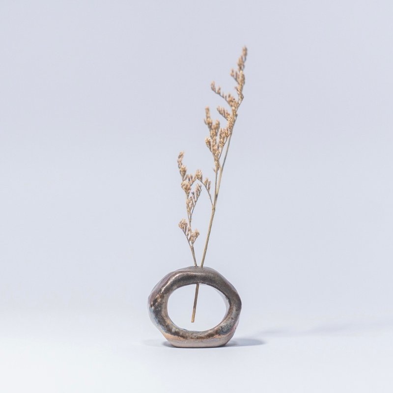 No.93 Flower Arrangement | Incense sticks Holder | Cloud Clay | Ceramics - Fragrances - Pottery Brown