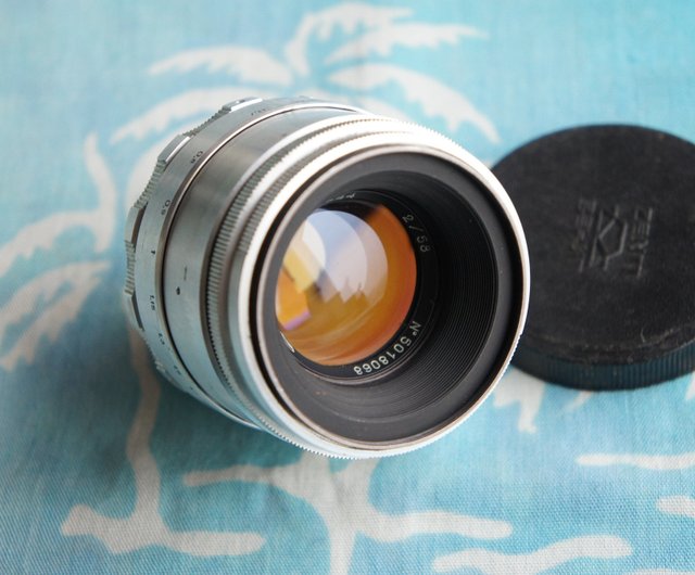 Helios-44 58mm f/2 レンズ M39 ゼニット ホワイト用! 8 ブレード
