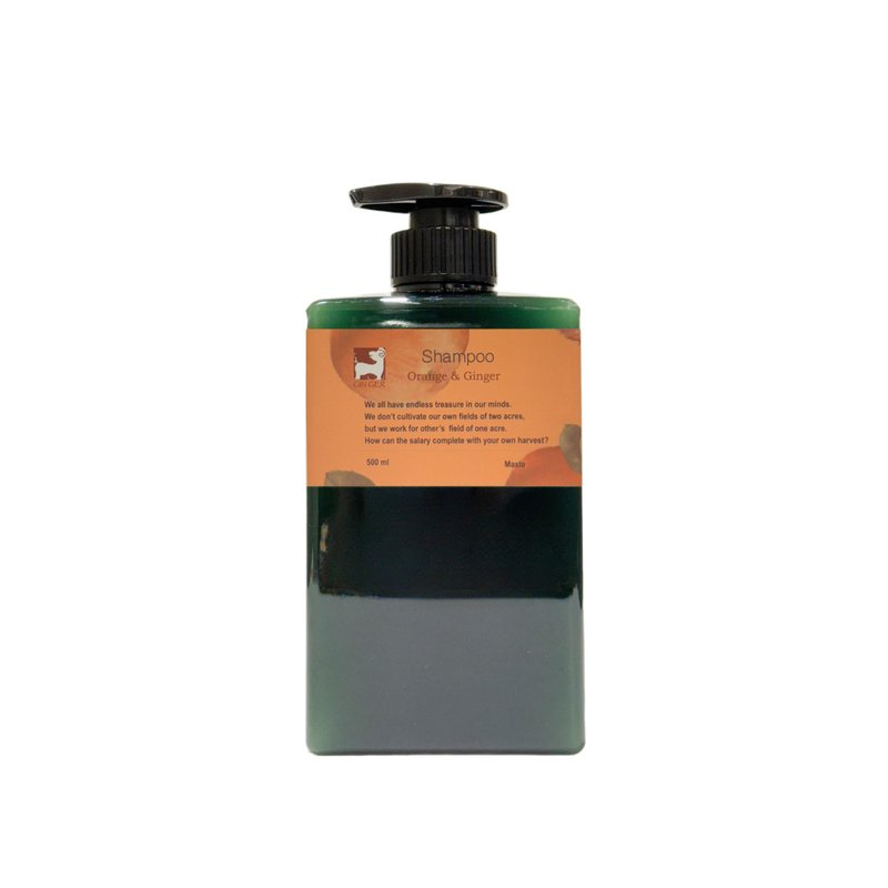 【GIN-GER】甜薑丹橘薑芬洗髮精 500ml - 洗髮精/餅/皂 - 濃縮/萃取物 