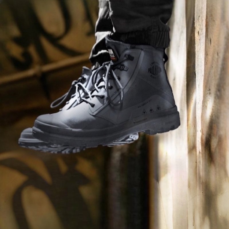 【雨天防水】PALLADIUM PAMPA TECH 米其林聯名潮流防水靴77040 - 女休閒鞋/帆布鞋 - 其他材質 多色