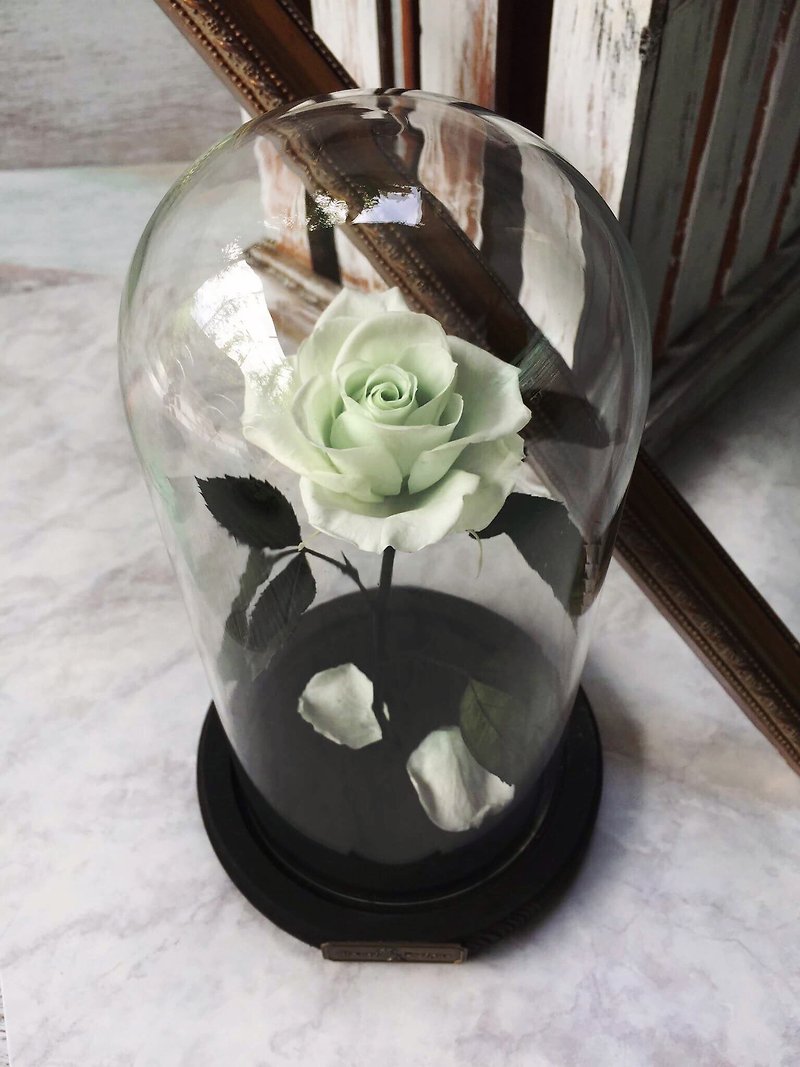 Christmas 2017 (now fold 100) Eternal flowers, not withered flowers (Tiffany green) impression FloralDesign exclusive production - ของวางตกแต่ง - พืช/ดอกไม้ สีเขียว