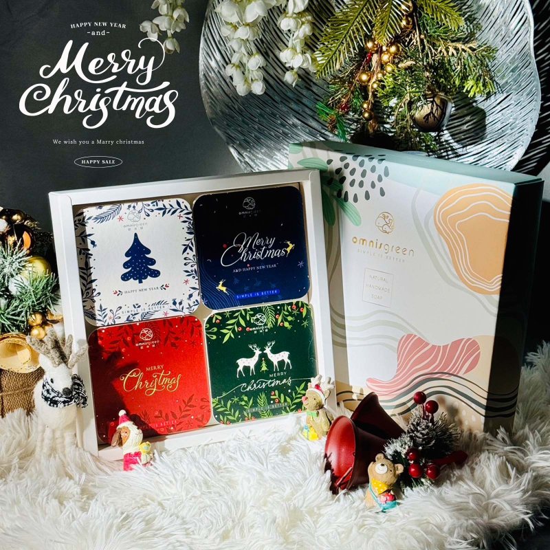 Christmas limited gift box - สบู่ - วัสดุอื่นๆ สีเขียว