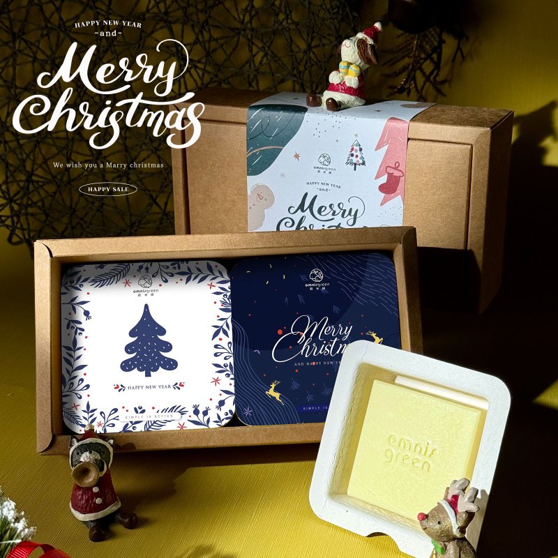 Christmas limited gift box - สบู่ - วัสดุอื่นๆ สีเขียว