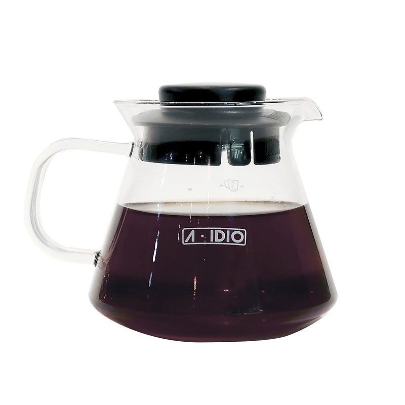 A-IDIO 耐熱玻璃壺 360ml - 咖啡壺/咖啡周邊 - 玻璃 透明