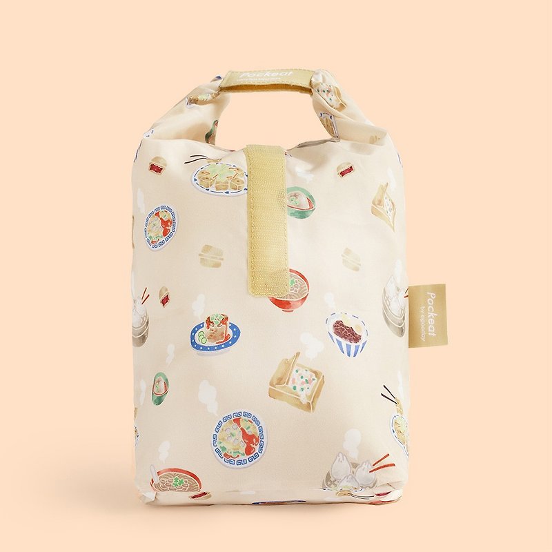 好日子 | Pockeat環保食物袋(大食袋)-台灣小吃 - 便當盒/食物袋 - 塑膠 粉紅色