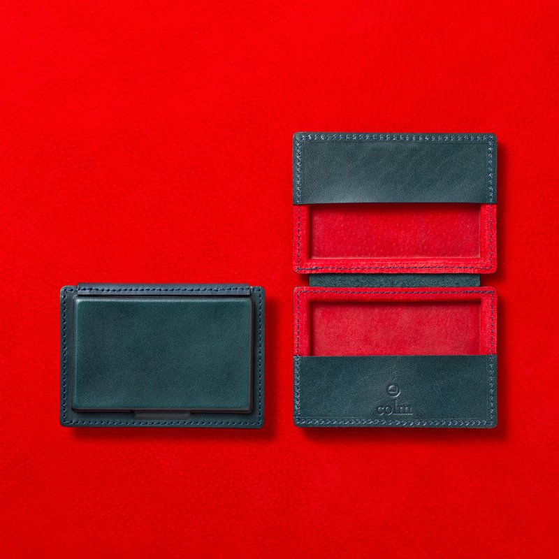 colm Card Case Blue - Card Holders & Cases - Genuine Leather Blue