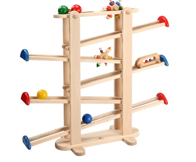 PLAYME Pleasure Garden 木製 知育玩具 Pleasure Garden - 木製ローリングボールおもちゃ - ショップ
