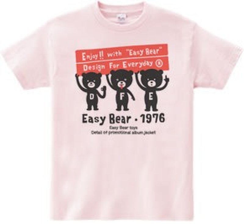 Easy ☆ Bear 150.160 (woman ML) T-shirt order product] - Women's T-Shirts - Cotton & Hemp Pink
