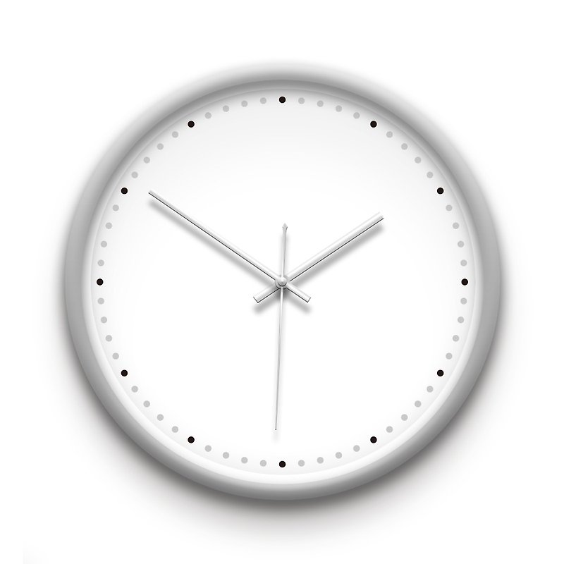 AppleWork iWatch minimalist fashion wall clock PSIC-072 - นาฬิกา - พลาสติก สีเทา