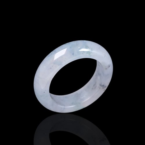 瓔珞珠寶盒 E.L.Jewelry Box 冰種飄烏雞翡翠戒指戒圈 | 國際12圍 |天然緬甸玉翡翠A貨 | 送禮