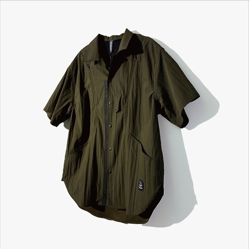TP26 Adjustable Zipper Breathable Shirt (BGD) - Unisex Hoodies & T-Shirts - Nylon Green