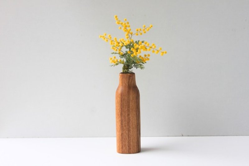 Wood Plants - Wooden vase [ash wood]