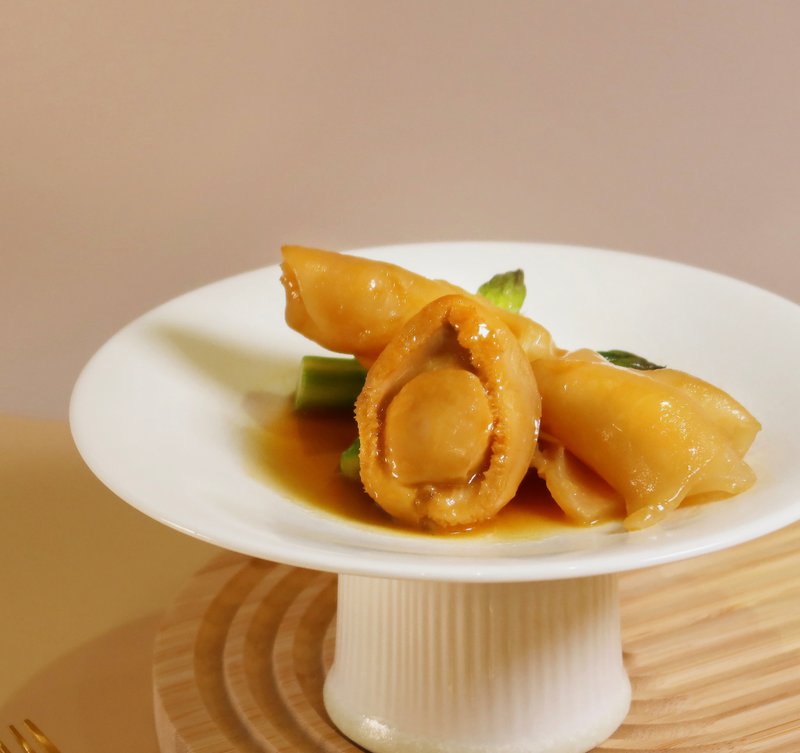 Double abalone braised fish maw with abalone juice single box 180g - Mixes & Ready Meals - Paper 