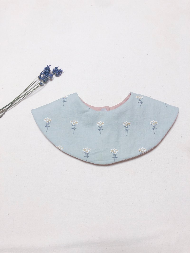 Round bib lace flower - Bibs - Cotton & Hemp Multicolor