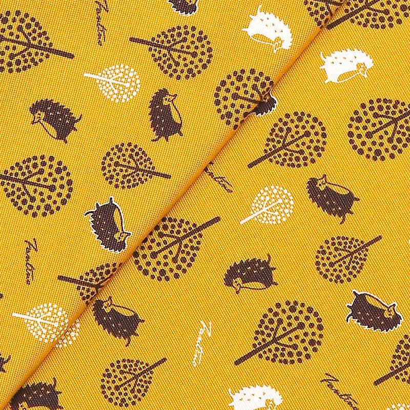 100% cotton fabric - jungle peek-a-boo - mustard yellow - เย็บปัก/ถักทอ/ใยขนแกะ - ผ้าฝ้าย/ผ้าลินิน สีเหลือง