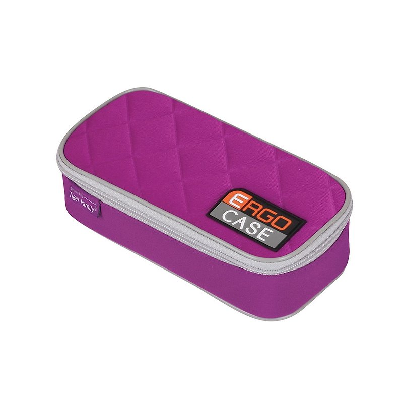 Tiger Family rainbow minimalist creative pencil case - purple - กล่องดินสอ/ถุงดินสอ - วัสดุอื่นๆ สีม่วง
