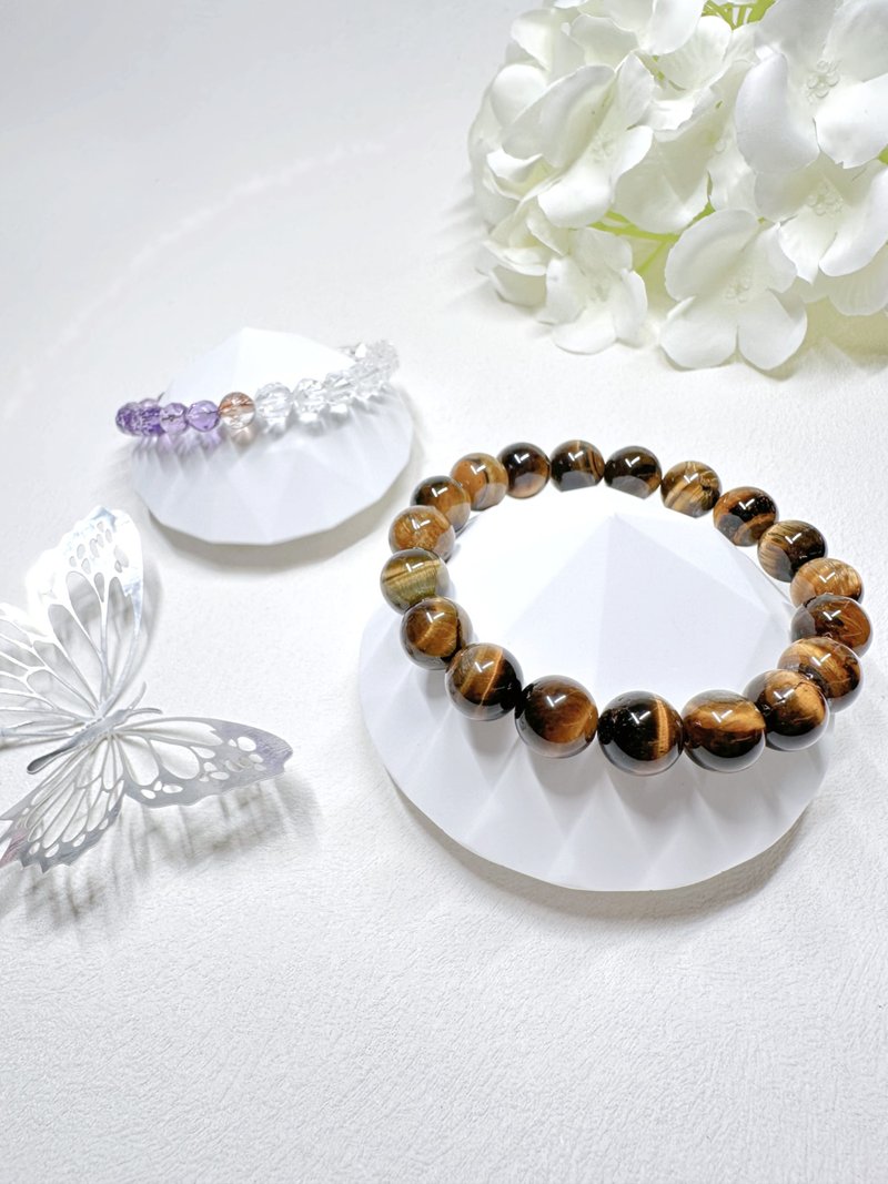 黃虎眼 Tiger eye 手鏈 - 手鍊/手環 - 水晶 