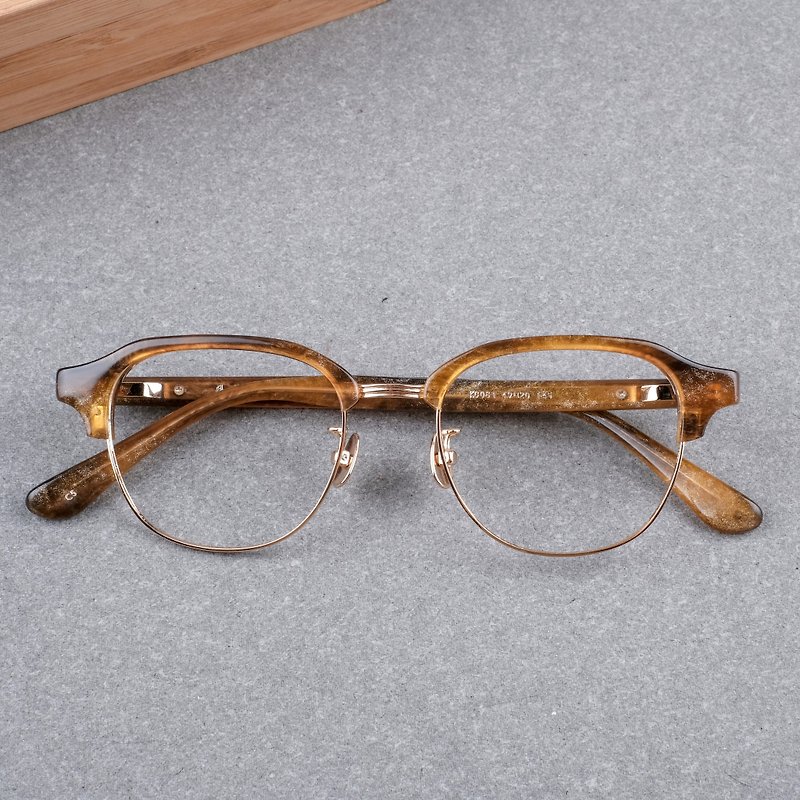 Korea hot versatile eyebrow glasses glasses for men and women Galaxy glass series titanium - Glasses & Frames - Other Materials 