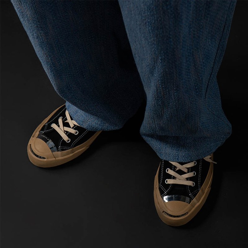 Specular Jack Purcell 鏡面金屬 改良開口笑帆布鞋 - 男休閒鞋 - 其他材質 黑色