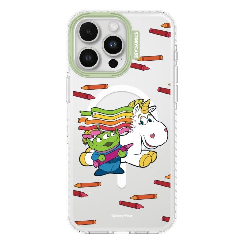 SOUL-CIAL 迪士尼 三眼仔與獨角獸 iPhone手機殼 Magsafe 透明機套 防摔保護