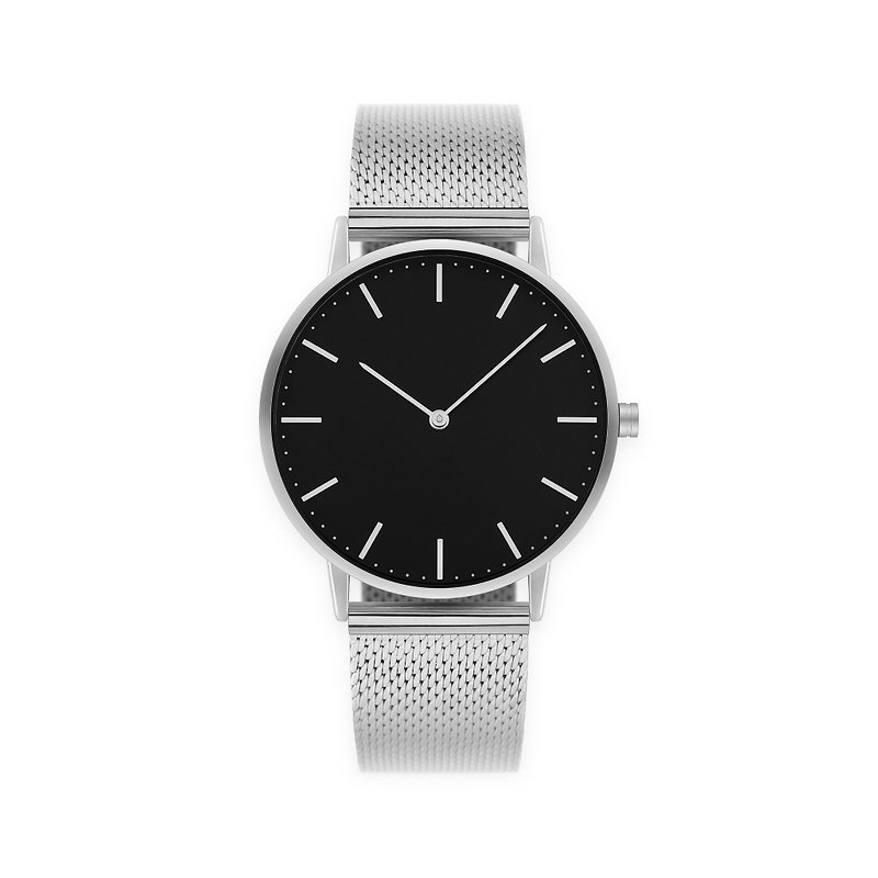 Minimaal 40 Silver – Stainless Steel Mesh - Women's Watches - Other Materials Silver