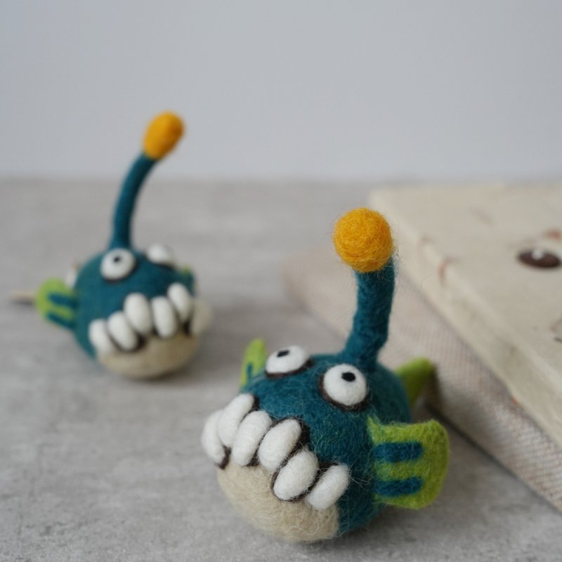 100% Wool 燈籠魚羊毛氈_公平貿易 - 擺飾/家飾品 - 羊毛 綠色