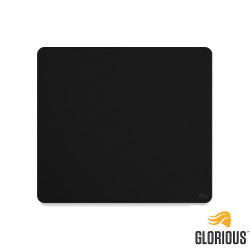Glorious 官方授權旗艦館 Glorious Stealth 黑色布質滑鼠墊 - XL