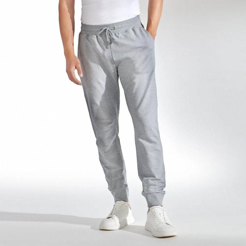 Bread & Boxers Lounge Pant Classic Organic Cotton Pants 2.0 - Gray - Men's Pants - Cotton & Hemp Gray