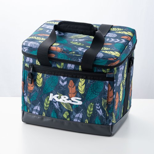 K&S FUN生活 露營野餐用冰箱袋/保冷袋-繽紛彩羽 25L/40L-完全水密 保溫袋