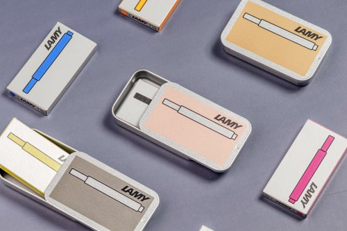 LAMY TAIWAN 官方旗艦館 LAMY 多功能萬用小收納盒 / 限量 - 可放卡式墨水管一盒 / 多彩