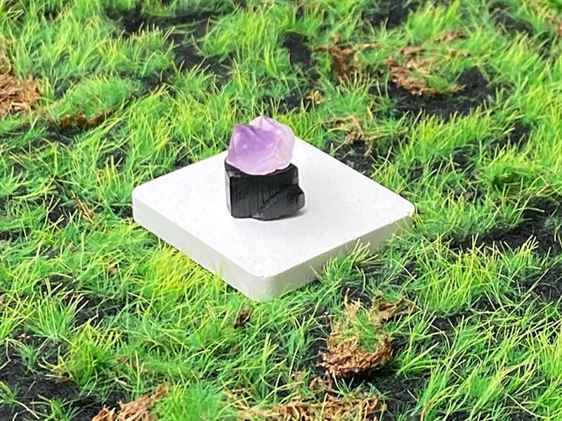 黑碧璽 紫晶骨幹 | 招財開運 避邪保平安 | 入厝 禮品 快速出貨 - 擺飾/家飾品 - 水晶 多色