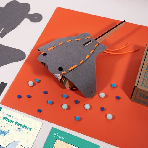 Tinkerer Tinkerer Box 魔鬼魚掃地機 兒童送禮 玩具禮物 創意STEM