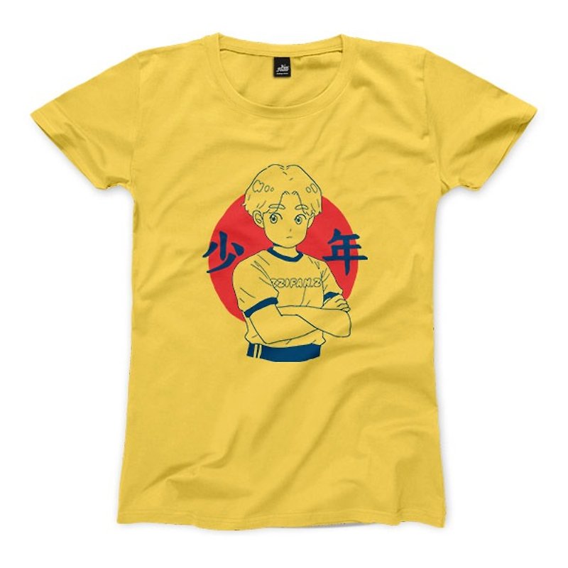 Junior - Yellow - Female T-shirt - Women's T-Shirts - Cotton & Hemp Yellow
