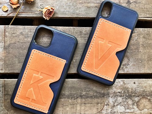 港產皮革｜Leatherism Handmade Products 頭文字 皮革咭位手機殻 材料包 iPhone15 Plus XsMax XR 意大利皮
